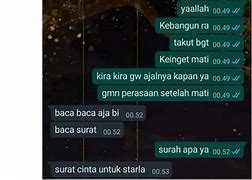 Mimpi Mantan Chat Saya